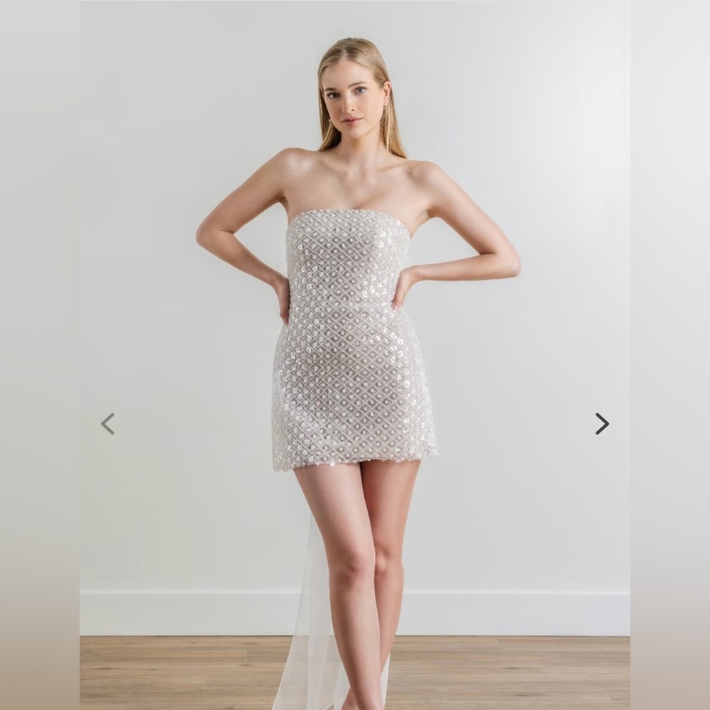 By water’s crescendo mini dress